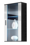 Cama hanging display cabinet SOHO juodas/baltas gloss