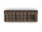 Modulinė sofa Micadoni Bellis, 282x94x64 cm, ruda