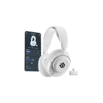 SteelSeries Ausinės Žaidimams | Arctis Nova 5P | Bluetooth | Over-ear | Mikrofonas | Noise canceling | Belaidės | Baltas