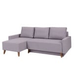 Kampinė sofa Oviedo, pilka