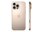 Apple iPhone 16 Pro | Desert Titanium | 6.3 " | Super Retina XDR display with ProMotion | 2622 x 1206 pixels | A18 Pro | Internal RAM 8 GB | 512 GB | Dual SIM | 4G | 5G | Main camera resolution 48+12 MP | Secondary camera resolution 12 MP | iOS | 18