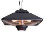 SUNRED | Heater | CE17SQ-B, Spica Bright Hanging | Infrared | 2000 W | Black | IP24