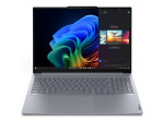 Lenovo ThinkBook 16 G7 QOY | Luna Grey | 16 " | IPS | WUXGA | 1920 x 1200 pixels | Anti-glare | Snapdragon X Plus | X1P-42-100 | 16 GB | Soldered LPDDR5x | Solid-state drive capacity 512 GB | Qualcomm Adreno GPU | Windows 11 Pro | 802.11be | Bluetooth version 5.3 | Keyboard language English | Keyboard backlit | Warranty 24 month(s) | Battery warranty 12 month(s)