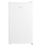 Midea Refrigerator | MDRD125FGE01 | Energy efficiency class E | Free standing | Larder | Height 84.5 cm | Fridge net capacity 68 L | Freezer net capacity 12 L | 41 dB | White