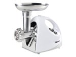 Tristar | VM-4210 Meat Grinder | White | 3 Stainless steel grinding plates, Aluminum grinder head, Aluminum hopper tray, Sausage stuffer, Kubbe attachment, Sausage accessory, Stainless steel blade