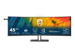 Philips | Curved Business Monitor | 45B1U6900C/00 | 44.5 " | VA | HDR | 32:9 | 75 Hz | 4 ms | 5120 x 1440 pixels | 450 cd/m² | HDMI ports quantity 2 | Black | Warranty 24 month(s)