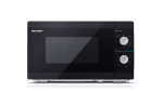 Sharp | Microwave Oven with Grill | YC-MG01E-B | Free standing | 800 W | Grill | Black