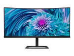 Philips | UltraWide LCD Monitor | 346E2CUAE | 34  " | VA | WQHD | 21:9 | 100 Hz | 4 ms | 3440 x 1440 | 300 cd/m² | HDMI ports quantity 1 | Black | Warranty 36 month(s)