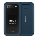 Nokia | 2660 Flip | Yes | Unisoc | Blue | 2.8 " | TFT LCD | 0 GB | Dual SIM | Nano-SIM | Bluetooth | 4.2 | Main camera resolution 0.3 MP | 1450  mAh