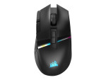 Corsair | Gaming Mouse | DARKSTAR RGB MMO | Wireless Gaming Mouse | Gaming Mouse | 2.4GHz, Bluetooth, USB 2.0 | Black