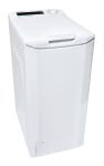 Candy | Washing Machine | CSTG 47TME/1-S | Energy efficiency class B | Top loading | Washing capacity 7 kg | 1400 RPM | Depth 60 cm | Width 41 cm | Display | LCD | Near Field Communication (NFC) | White