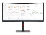 Lenovo | ThinkVision | T34w-30 | 34 " | VA | 21:9 | 60 Hz | 4 ms | 3440 x 1440 | 350 cd/m² | HDMI ports quantity 1 | Black | Warranty 36 month(s)