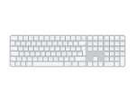 Apple Magic Keyboard with Touch ID and Numeric Keypad | Keyboard | Wireless | Swedish | White