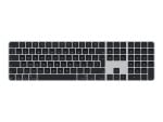 Apple Magic Keyboard with Touch ID and Numeric Keypad for Mac models with Apple silicon - International English - Black Keys | Apple