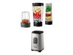 Philips Mini Blender | HR2604/80 Daily Collection | Tabletop | 350 W | Jar material Plastic/Glass | Jar capacity 0.6+0.6 L | Ice crushing | Pearl metal