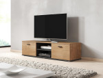 Cama Meble Cama TV stand SOHO 140 lefkas oak/juodas