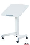 Stalas SUN-FLEX® EASYDESK PRO, reguliuojamo aukščio, baltas