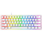 60% Mechaninė Žaidimų klaviatūra Razer Huntsman Mini Mercury Edition, Clicky Optical Switch (Purple), US išdėstymas