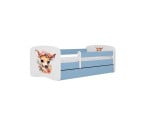 Vaikiška lova su čiužiniu Kocot Kids BabyDreams Blue bambi, mėlyna/balta