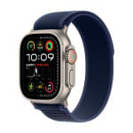 Apple Watch Ultra 2 GPS + Cellular 49mm Natural Titanium Case with Blue Trail Loop - S/M MX4J3UL/A