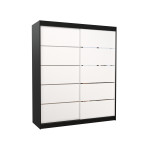 Spinta ADRK Furniture Spectra, juoda/balta