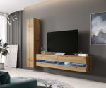 Cama Living room cabinet set VIGO NEW 9 wotan/wotan gloss