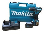 Suktuvas-gręžtuvas Makita DF332DSME; 12 V; 2x4,0 Ah akum.