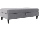 Pufas Loft24 Ottoman, pilkas