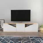 TV stalas Carson - Oak, White