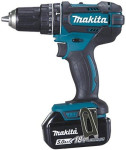 Makita DHP482RTJ Akumuliatorinis smūginis gręžtuvas, 18 V, 2x 5,0 Ah Li-ion, 62/36 Nm, 1,7kg, LED, MAKPACK