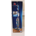 Išparduodama. Bissell Vac&Steam Garinis valytuvas | Bissell | Vacuum and steam cleaner | Vac & Steam | Power 1600 W | Steam pressure Not Applicable. Works with Flash Heater Technology bar | Vanduo tank capacity 0.4 L | Mėlyna/Titanium | PAŽEISTA PAKUOTĖ, USED, DIRTY, SCRATCHED