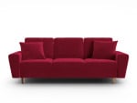 Sofa-lova Micadoni Moghan, 235x100x88 cm, raudona