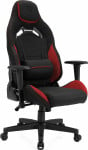 Žaidimų kėdė Sense7 Vanguard fabric Gaming Chair, Juoda-raudona