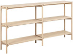 Bookcase OXFORD 169x30xH88,5cm, baltas