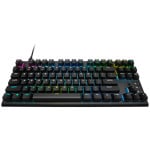 Corsair K60 PRO TKL optinė-mechanische Gaming-Klaviatūra, RGB-Beleuchtung, Corsair OPX - juodas