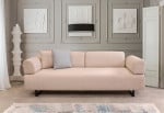 Sofa-lova Asir Infinity, smėlio spalvos