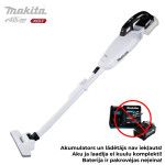 Akumuliatorinis dulkių siurblys Makita CL001GZ11