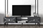 TV stalas Yumedi - Anthracite, Silver