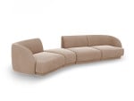 Modulinė sofa Micadoni Miley, smėlio spalvos