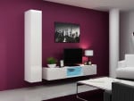 Cama Living room cabinet set VIGO 21 baltas gloss