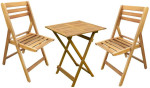 Lauko baldų komplektas Balcony set FERDY table and 2 chairs