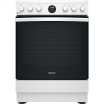 Viryklė INDESIT | Cooker | IS67V8CHW/E | Hob type Vitroceramic | Oven type Electric | Baltas | Plotis 60 cm | Grilling | Gylis 60 cm | 69 L