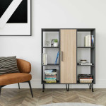 Kalune Design Knygų lentyna Peoria - Anthracite, Oak