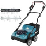 Makita UV001GZ Akumuliatorinis skarifikatorius 40Vmax, XGT, BL-motor, darbinis plotis 38cm, surinkimo talpa 50L