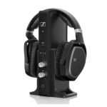 Sennheiser | Belaidės Ausinės | RS 195 | Over-ear | Belaidės | Juodas