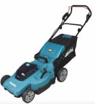 Makita DLM538Z Akumuliatorinė vejapjovė 2X18V, 53cm, 4/1 (Pjovimas/Surinkimas/Mulčiavimas/Galinis išmetimas), 25,5kg, Plastikinis korpusas, Be akumuliatorių ir kroviklio!