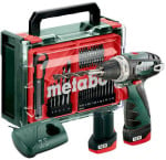 METABO suktuvas BS BASIC SET 12V + 41 ACC 34/17Nm 2x2,0Ah POWERMAXX