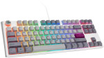 Ducky One 3 Mist Pilkas TKL Klaviatūra žaidimams, RGB LED - MX-Ergo-Clear (US)