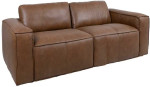 Sofa BURTON 2-seater, ruda leather