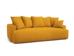 Sofa Micadoni Bette, 221x104x93 cm, geltona